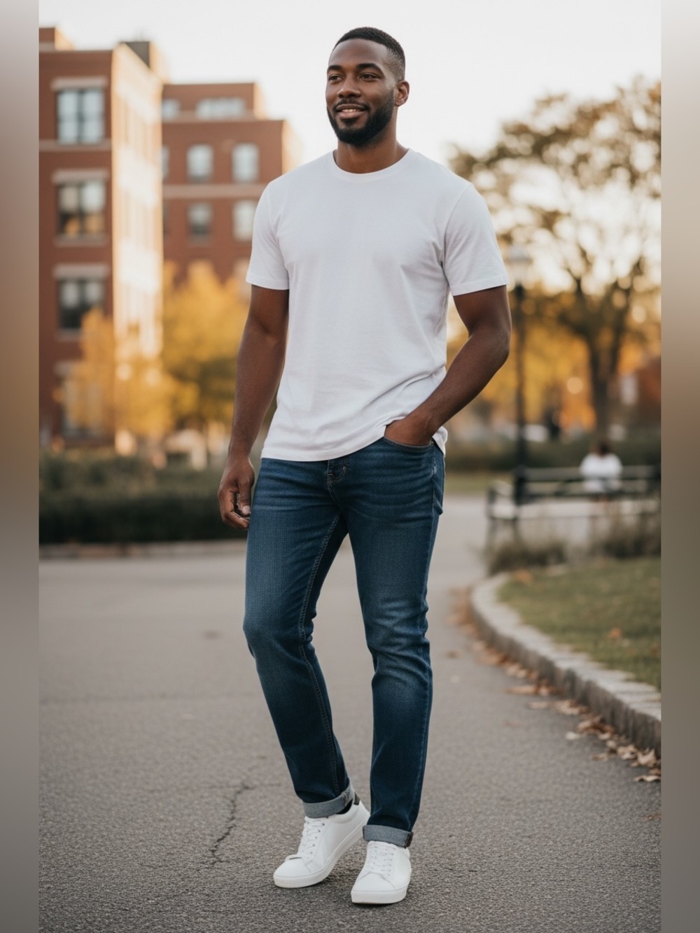Old Navy Slim ETROIT Dark Blue Jeans for Men 32